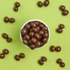 grano de café cubierto de chocolate