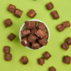 Mini malvaviscos cubiertos de chocolate